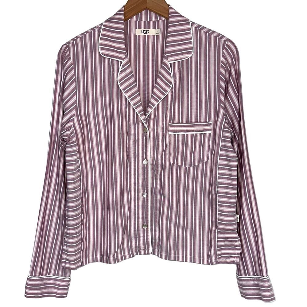 UGG Women’s Katherine Stripe Pajama Top Size Small